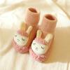 Autumn And Winter Cute Children Toddler Shoes Boys And Girls Flat Bottom Non Slip Warm Toddler Girls Grip Socks (Pink, 18-24 Months) view 2