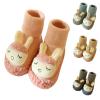 Autumn And Winter Cute Children Toddler Shoes Boys And Girls Flat Bottom Non Slip Warm Toddler Girls Grip Socks (Pink, 18-24 Months) view 3