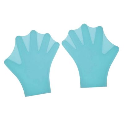 1 Pair Swimming Silicone Gloves,Adults Swimming Water Gloves