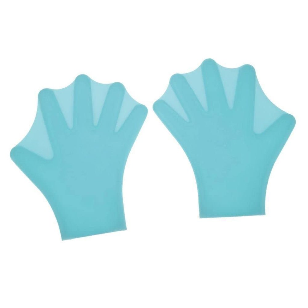 1 Pair Swimming Silicone Gloves,Adults Swimming Water Gloves