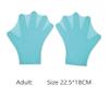 1 Pair Swimming Silicone Gloves,Adults Swimming Water Gloves view 2
