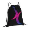 Qauirfe Double Moon Represents Bisexuality Pride Flag Outdoor Drawstring Bags Gym Bag Fashion Simple, Suitable For Men And Women, Young And Old view 2