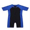 YEAHDOR Kids Boys Girls One Piece UPF 50+ Rash Guard Zip Shorty Wetsuit Training Swimsuit Bathing Suit Blue Black 12 Years view 3