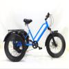 GRACEZ 20 Inch Fat Tire Adult Tricycle - 7-Speed 3 Wheel Bike with Rear Tarpaulin Shopping Basket - Wider Seats Adult Cruiser Bikes with Adjustable Handlebars view 3