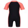 YEAHDOR Kids Boys Girls One Piece UPF 50+ Rash Guard Zip Shorty Wetsuit Training Swimsuit Bathing Suit Watermelon Red Black 14 Years view 2