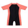 YEAHDOR Kids Boys Girls One Piece UPF 50+ Rash Guard Zip Shorty Wetsuit Training Swimsuit Bathing Suit Watermelon Red Black 14 Years view 4