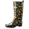HISEA Tall Rain Boots for Women, Slim Calf Waterproof Garden Boots, Fashion Print Rubber PVC Rainboots Knee High Rain Shoes, Anti-Slip Mud Boots for Outdoor Gardening Farm Yard Work view 1