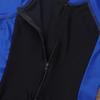 YEAHDOR Kids Boys Girls One Piece UPF 50+ Rash Guard Zip Shorty Wetsuit Training Swimsuit Bathing Suit Blue Black 16 Years view 2