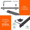 CG GEARS Picatinny Rail 3,5,7,9,11,13-Slot for Mlok, Polymer Rails Section Plus Offset Optic Mount with T-Nuts, Screws & Allen Wrench ((3-5-7-9-11-13) Rails+ 1 Slot Light Mount) view 2