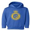FLAURA Al Nassr Soccer #7 Ronaldo Jersey Style Toddler Hoodie Sweatshirt (Royal, 5T) view 2