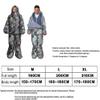 AXUYU Adults Wearable Sleeping Bag 3 Season Camouflage Sleeping Bag Full Body Sleeping bag for Camping,Traveling, Hammocks, Hiking, Backpacking, Lounging (L) view 3