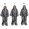 AXUYU Adults Wearable Sleeping Bag 3 Season Camouflage Sleeping Bag Full Body Sleeping bag for Camping,Traveling, Hammocks, Hiking, Backpacking, Lounging (L) view 4