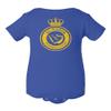 FLAURA Al Nassr Soccer #7 Ronaldo Jersey Style Baby Bodysuit (Royal, 12M) view 2