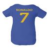 FLAURA Al Nassr Soccer #7 Ronaldo Jersey Style Baby Bodysuit (Royal, 12M) view 3