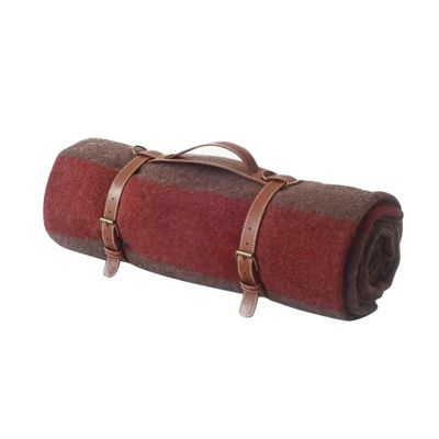 AXUYU 100% Wool Blanket, 4.4 lbs Thickened Single -Person Blanket Retro Wild Camping Blanket 55" x 79" for Camping Outdoors Sporting Events Survival & Emergency Kits