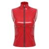 iiniim Women's Shiny Metallic Zipper Vest Waistcoat High Neck Liquid Latex Sleveless Tank Top T-Shirt Red 3X-Large view 4