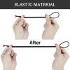 Endoto Shoelaces for Hey Dude Elastic Strings Replacement Laces Shoes(Color:Black,Size:12Inch) view 2