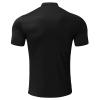 XUETON Mens Slim Fit Mock Turtleneck T Shirts Casual Lightweight Short Sleeve Solid Thermal Pullover Tops Undershirts(Black,4X-Large) view 3