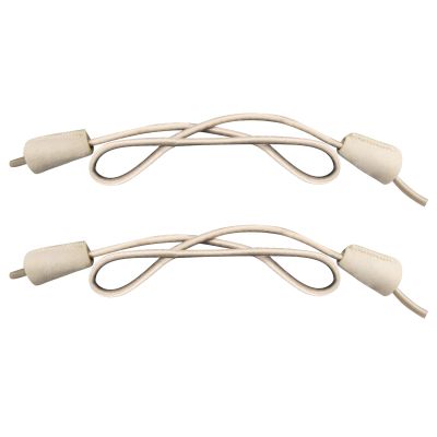 Endoto Shoelaces for Hey Dude Elastic Strings Replacement Laces Shoes(Color:Beige,Size:13Inch)