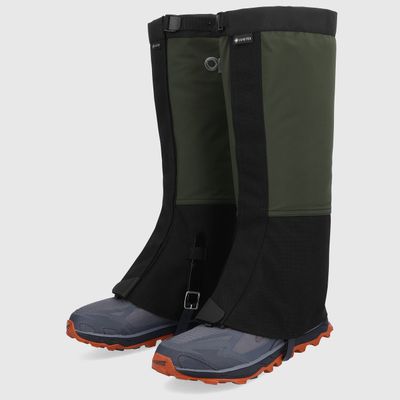 Outdoor Research 2431182359008 Men's Crocodile Gaiters Verde/Black L