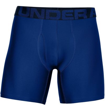Under Armour Tech 6" Boxerjock 2-Pack Royal/Academy XS