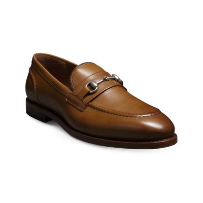 Allen Edmonds Mens Randolph Bit Penny Loafer Walnut Leather 12 D