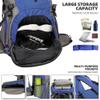 King'sGuard 70L Hiking Backpack with Rain Cover Lightweight Waterproof Travel Camping Backpack Large Backpacking Pack for Men and Women (Deep Blue) view 4