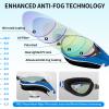 WAVE Nearsighted Swim Goggles, Shortsighted Optical Swimming Goggles No Leaking Anti Fog UV Protection for Adult Men Women view 2