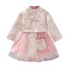 Toddler Girls Dresses Long Sleeve Girl Casual Clohtes Tutu Party Dress Chinese New Year Costumes (Pink, 18-24 Months) view 1