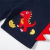 Flute Shorts Toddler Kids Baby Boys Girls Jogger Shorts Summer Cotton Casual Cartoon Dinosaur (Grey, 5-6 Years) view 2