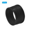 PATIKIL Badminton Racket Handle Grip Ring, 6 Pack Racquet Fix Ring Grip Band Rubber Ring Non-Slip Absorbent Overgrip in Place, Black view 3