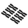 PATIKIL 0.5g Racket Weight Balance Strips, 6 Pack Silicone Badminton Racquet Weighted Tapes, Black view 1