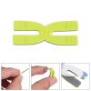 PATIKIL 0.5g Racket Weight Balance Strips, 10 Pack Silicone Badminton Racquet Weighted Tapes, Black/Green view 4