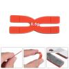 PATIKIL 0.5g Racket Weight Balance Strips, 3 Pack Silicone Badminton Racquet Weighted Tapes, Red view 4