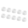 PATIKIL Badminton Racket Handle Grip Ring, 10 Pack Racquet Fix Ring Grip Band Rubber Ring Non-Slip Absorbent Overgrip in Place, White view 1