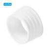 PATIKIL Badminton Racket Handle Grip Ring, 10 Pack Racquet Fix Ring Grip Band Rubber Ring Non-Slip Absorbent Overgrip in Place, White view 3