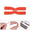 PATIKIL 0.5g Racket Weight Balance Strips, 10 Pack Silicone Badminton Racquet Weighted Tapes, Red view 4