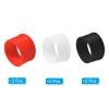 PATIKIL Badminton Racket Handle Grip Ring, 6 Pack Racquet Fix Ring Grip Band Rubber Ring Non-Slip Absorbent Overgrip in Place, 3 Colors view 3