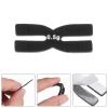 PATIKIL 0.5g Racket Weight Balance Strips, 10 Pack Silicone Badminton Racquet Weighted Tapes, Black view 4