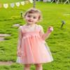 AGQT Baby Girls Tulle Tutu Dress Sleeveless Toddler Butterfly 3D Flower Print Back Girls Dresses Birthday Holiday Wedding Layered Lace Dress Light Pink Size 18-24M view 4
