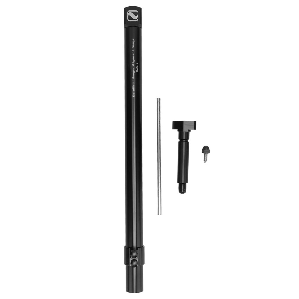 Uxsiya Derailleur Alignment Tool, Derailleur Hanger Alignment Gauge High Accuracy for Maintenance(Black)