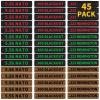45 Pack Miaozhun Magazine Marking Bands, 5.56 NATO, .223 Remington, .300 Blackout Magazine Caliber Identification view 1