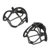 Ice Cleats Crampons for Boots Shoes, Walk Traction Cleats Non Slip Spikes for Shoes, Elastic Traction Cleats for Hiking Walking on Snow and Ice, 1 Pair(L) view 1