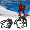 Ice Cleats Crampons for Boots Shoes, Walk Traction Cleats Non Slip Spikes for Shoes, Elastic Traction Cleats for Hiking Walking on Snow and Ice, 1 Pair(L) view 3