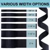 12 Yard Nylon Webbing Strap 1 inch Wide, Durable 1" Webbing Nylon Straps for Dog Leash Pets Collar Backpack, Outdoor Camping Tent Tie Strap DIY Crafts Replacement Lawn Chair Webbing Repair, Black view 2