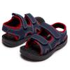 Skysole Double Strap Rugged Sport Sandals for Boys, Rubber Sole Summer Kids Sandals & Water Shoes, Red/9-10 Toddler view 1