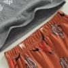 2PCS Clothes Summer Infant Baby Boy Outfits Letter Printed Short Sleeve T-Shirt Tops and Jogger Pants Set (Dark Gray, 12-18 Months) view 4