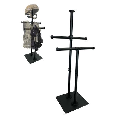 TYTAMMON Hold Up To 200 lbs All Metal Tactical Gear Stand Body Armor Stand Plate Carrier Holder Stand Body Armor Stand Display Tactical Gear Tree Police Gear Holder Police Gear Rack