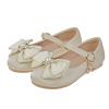Girl Shoes Small Leather Shoes Single Shoes Children Dance Shoes Girls Performance Shoes Girls High Heels (Beige, 3-3.5 Years Toddler) view 2