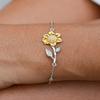 Sunflower Bracelet Gift for Sister, Sunflower Bracelet for Sister to My Sister You are The Sunflower of My Life view 2